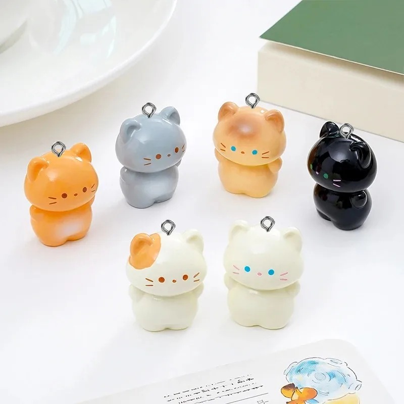 Resin Art Pendant - Lot de 10 breloques en résine