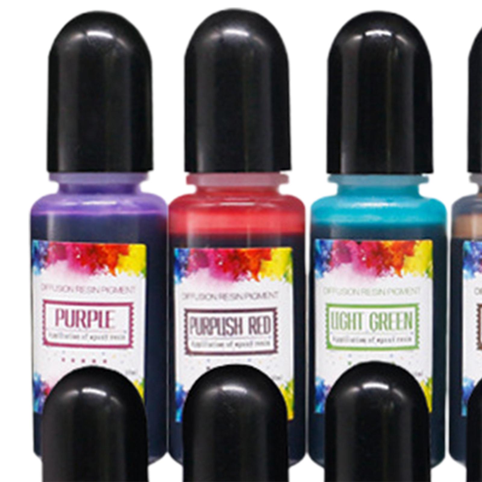 Resin Pigment Alcohol Ink - 24 pièces d'encres à l'alcool, pigment