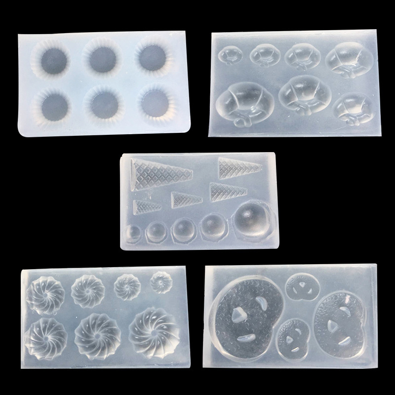 Resin Art Clay - Mini moule en silicone pour biscuits,