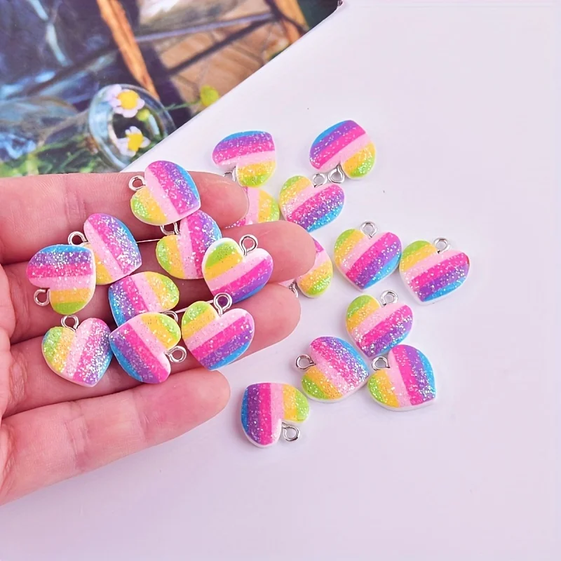 Resin Art Pendant - Breloques en résine en forme de