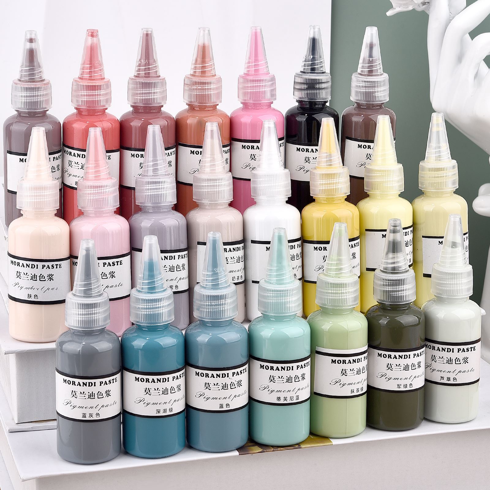 Resin Pigment Alcohol Ink - Morandi couleurs Pigments de résine liquide