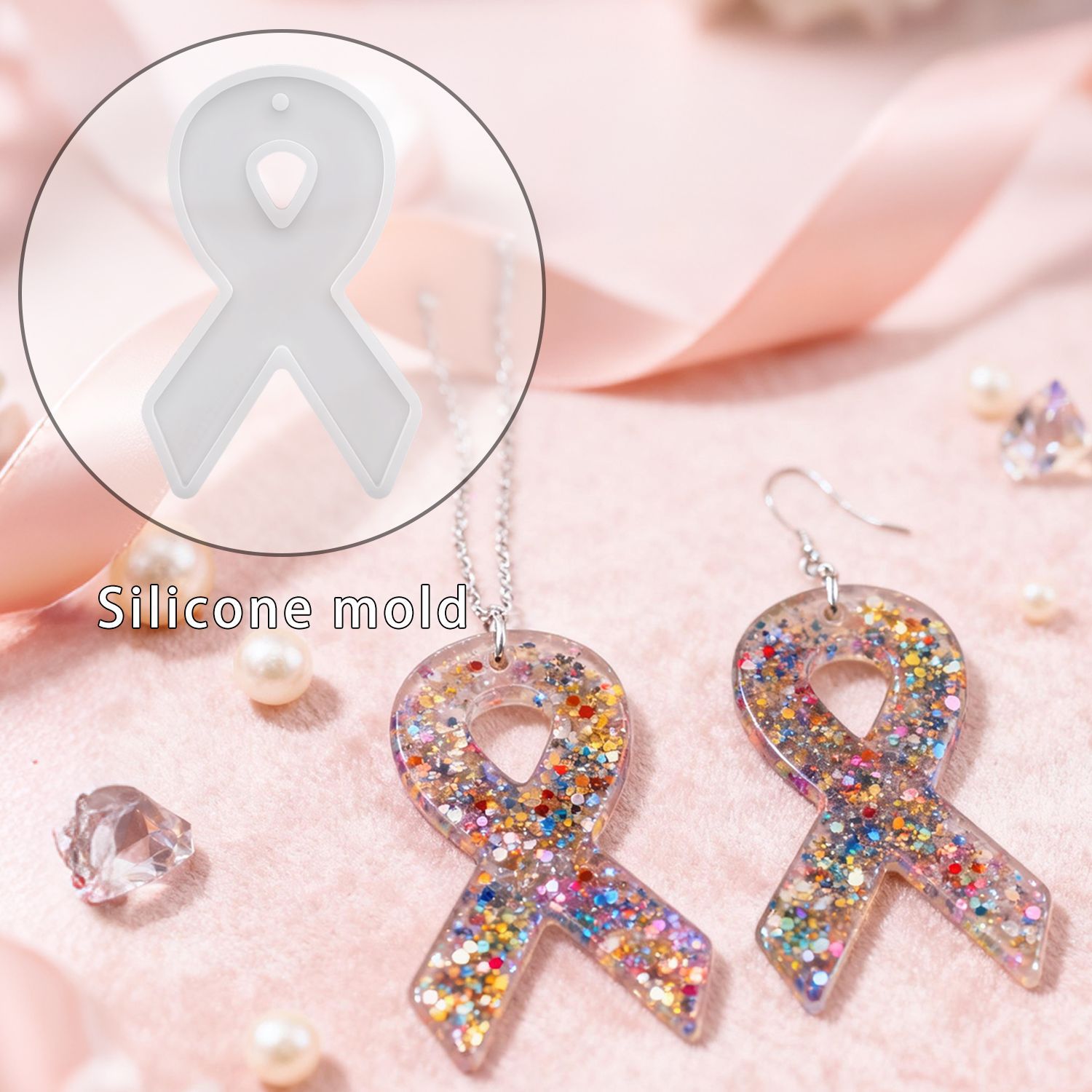 Resin Art Kit With Molds - Moules en résine pour boucles d'oreilles