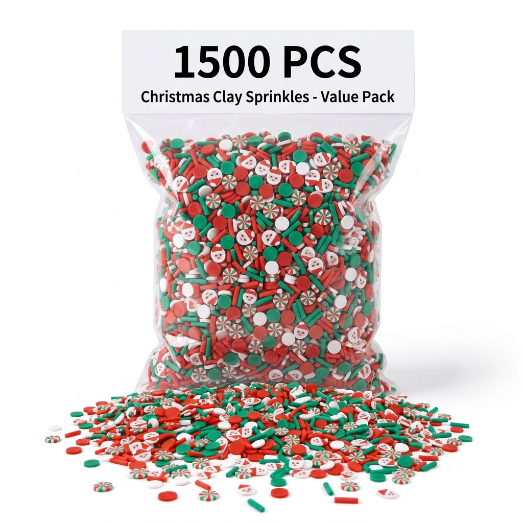 Resin Art Clay - 1500 pièces de décorations de Noël