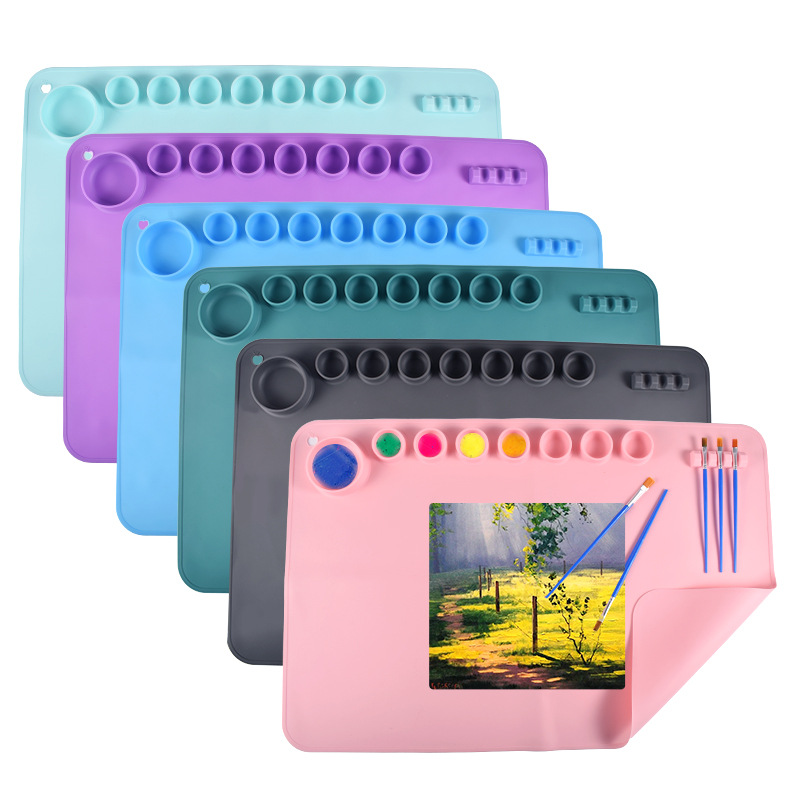 Resin Art Clay - Polymères de peinture en silicone antiadhésifs,