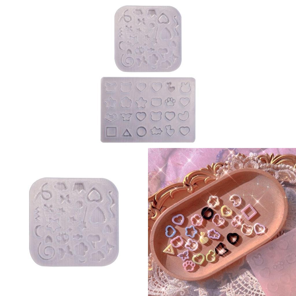 Resin Art Equipment - Porte-clés en Silicone, sable mouvant, moule