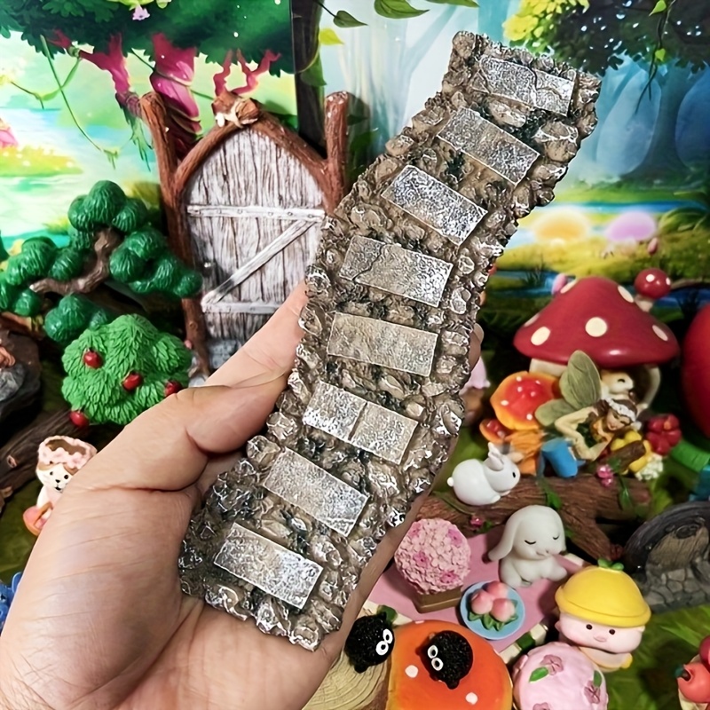 Resin Art Decor - Statue de chemin en pierre de