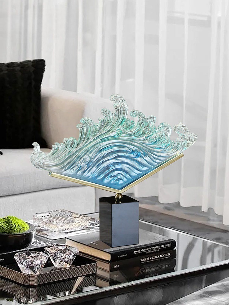 Resin Art For Wedding Gift - Sculpture en résine transparente à effet