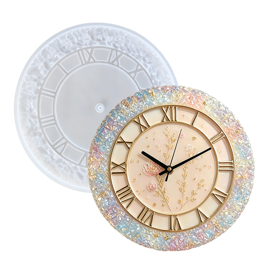 Resin Art Table - Moule en silicone pour horloge à