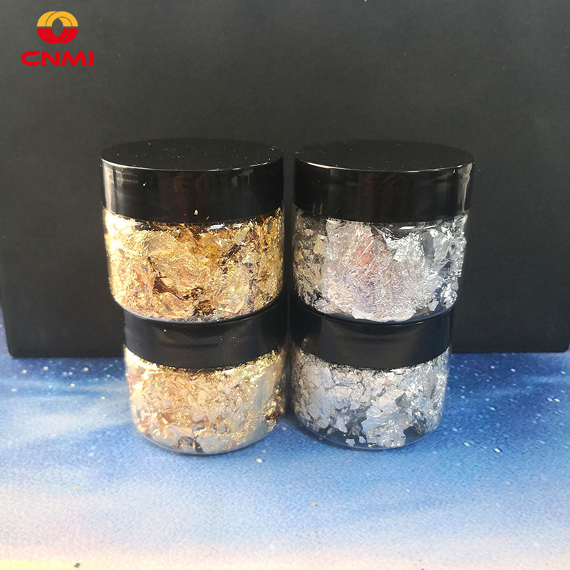Resin Art For Wedding Gift - Flocons de cuir chevelu doré, remplissage