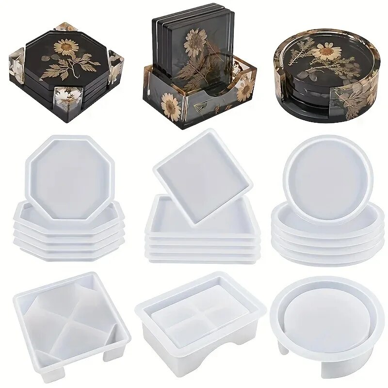 Resin Art Equipment - Ensemble de moules en résine pour