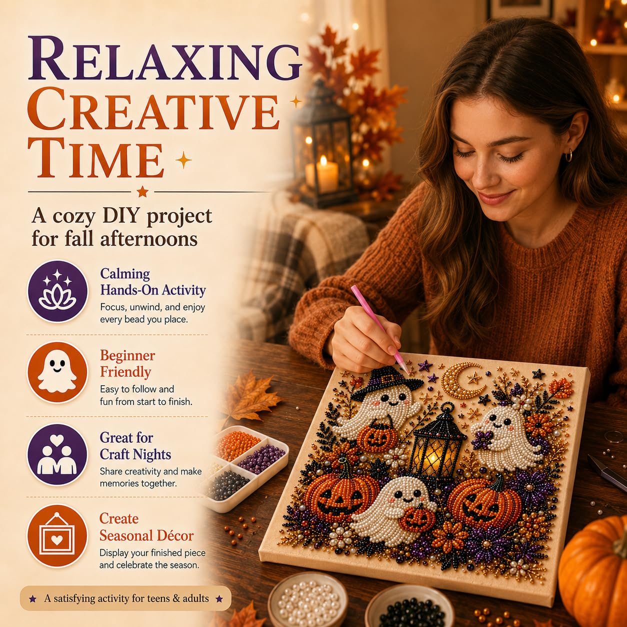Kit d'art perles fantômes d'Ha - Resin Art For Beginners avis et prix