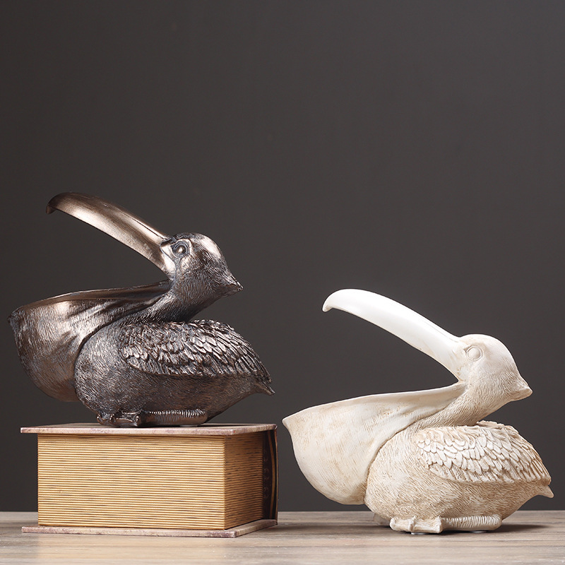Pelican Bird-Ornement Rétro en - Resin Art Table avis et prix