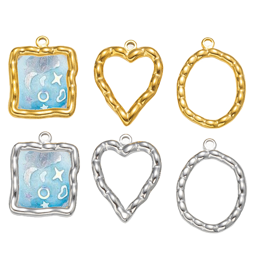 Pendentifs ronds en forme de c - Resin Art Decor avis et prix