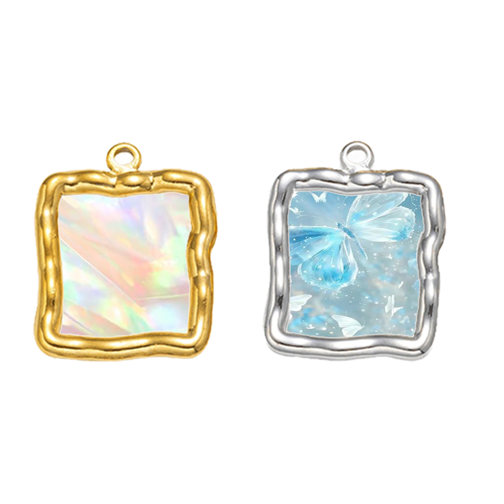 Pendentifs ronds en forme de c - Resin Art Decor avis et prix