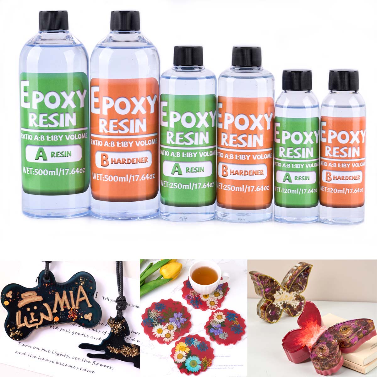 Kit de résine époxy Anti-jauni - Resin Art Kit With Molds avis et prix