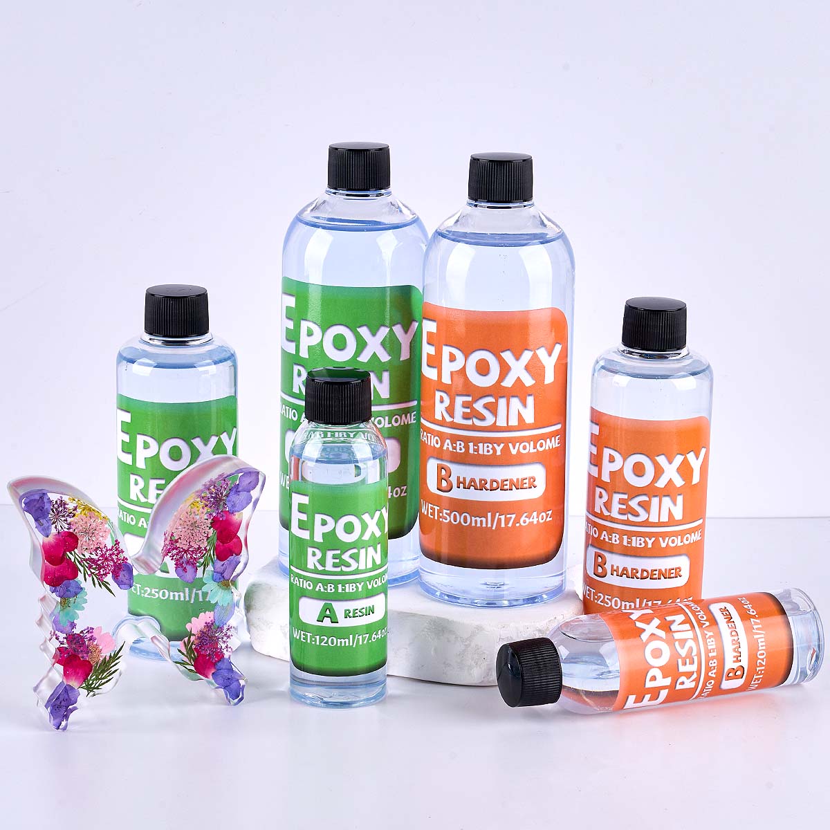 Kit de résine époxy Anti-jauni - Resin Art Kit With Molds avis et prix