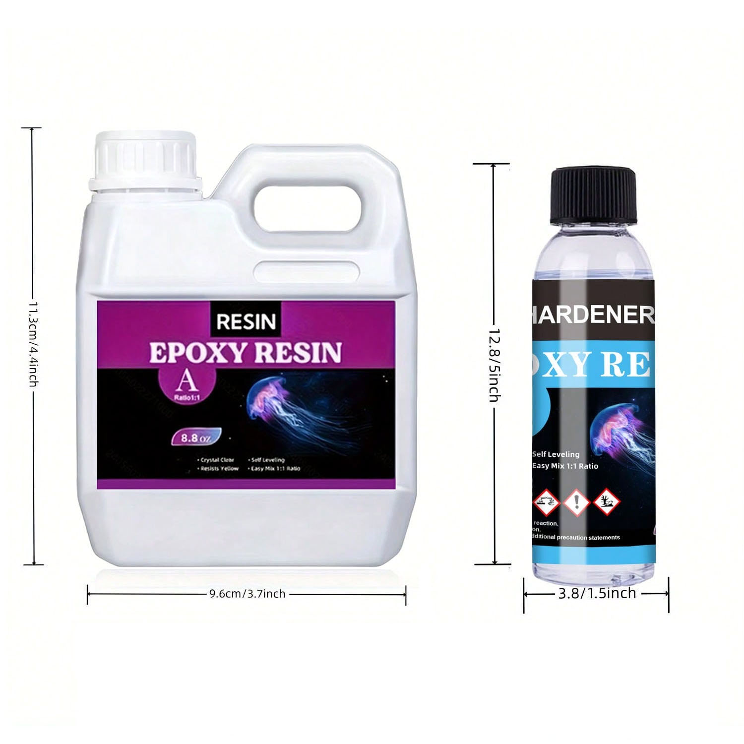 Kit de résine époxy transparen - Resin Art Kit With Molds avis et prix