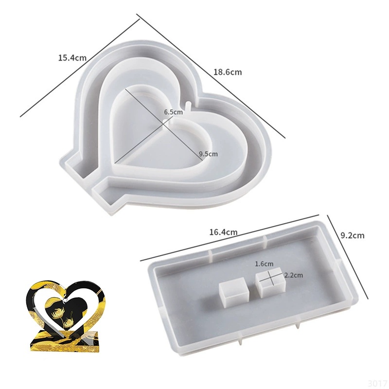 Moule en silicone pour résine  - Resin Art Kit With Molds avis et prix