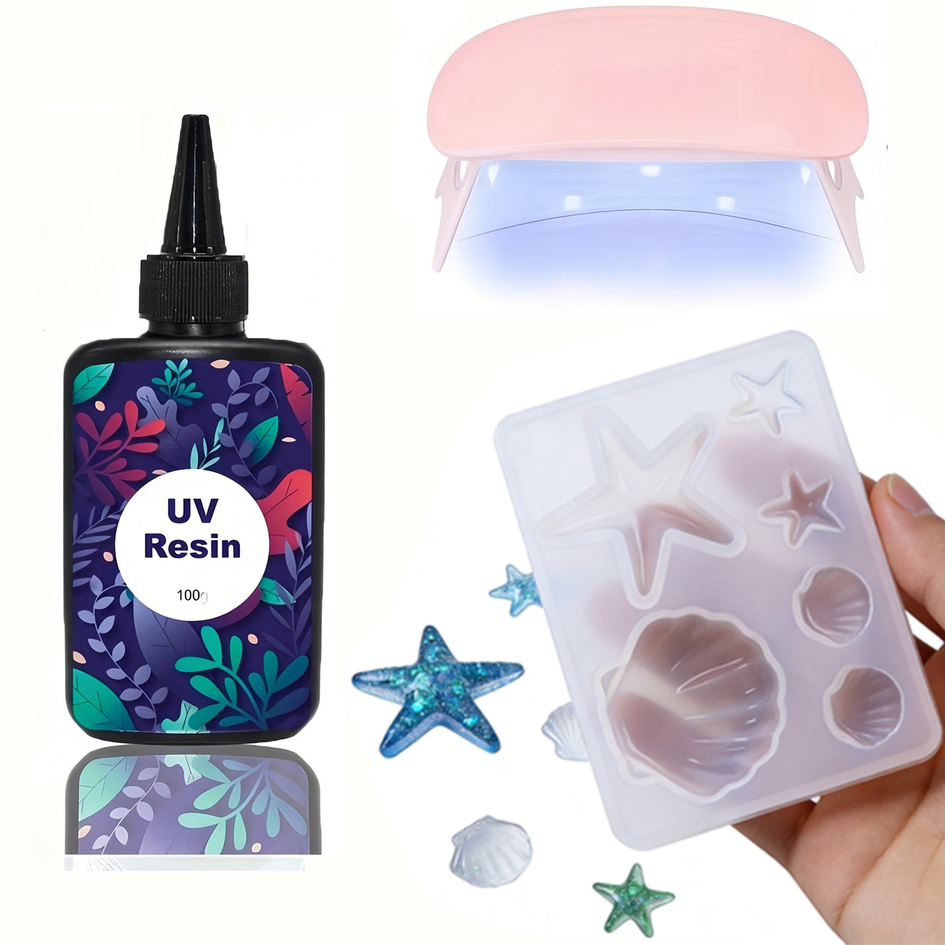 Moule en silicone pour pendent - Resin Art Kit With Molds avis et prix