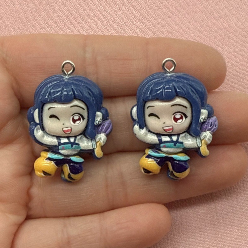Pendentif en résine de dessin  - Resin Art Pendant avis et prix
