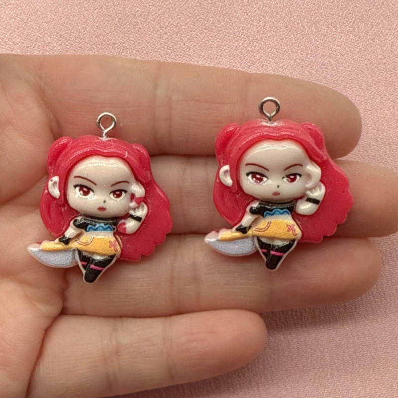 Pendentif en résine de dessin  - Resin Art Pendant avis et prix