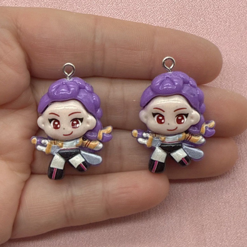 Pendentif en résine de dessin  - Resin Art Pendant avis et prix
