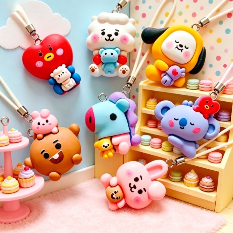 Breloques en résine BT21, 7 pi - Resin Art Pendant avis et prix