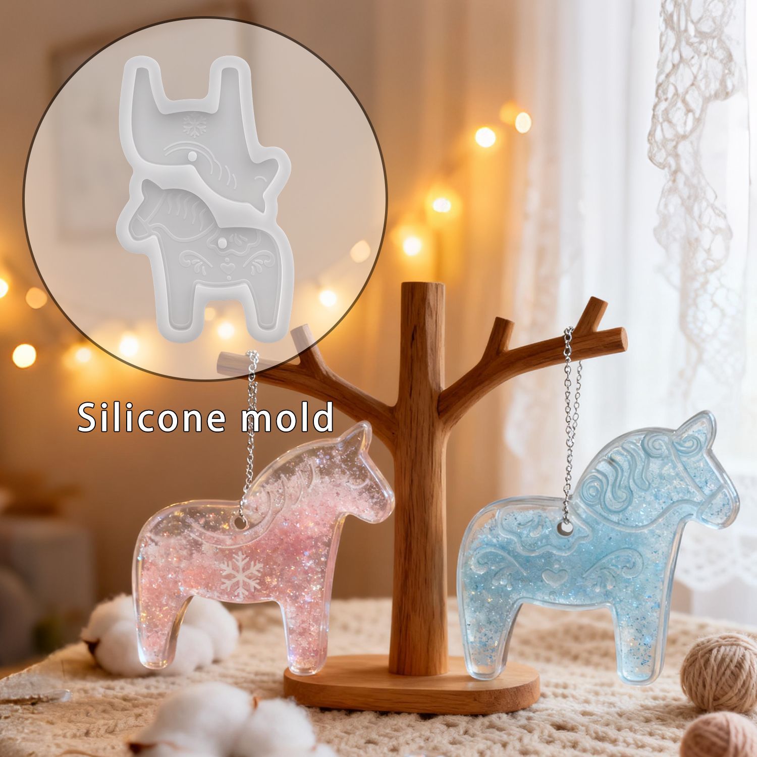 Moules en silicone Dala Horse  - Resin Art Kit With Molds avis et prix