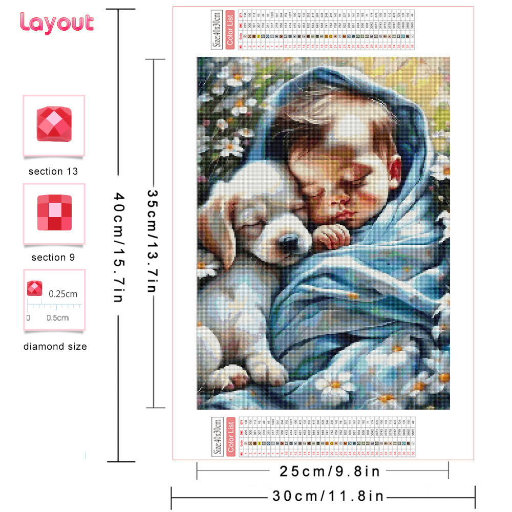 Huacan-5D DIY Diamond Painting - Resin Art Wallpaper avis et prix