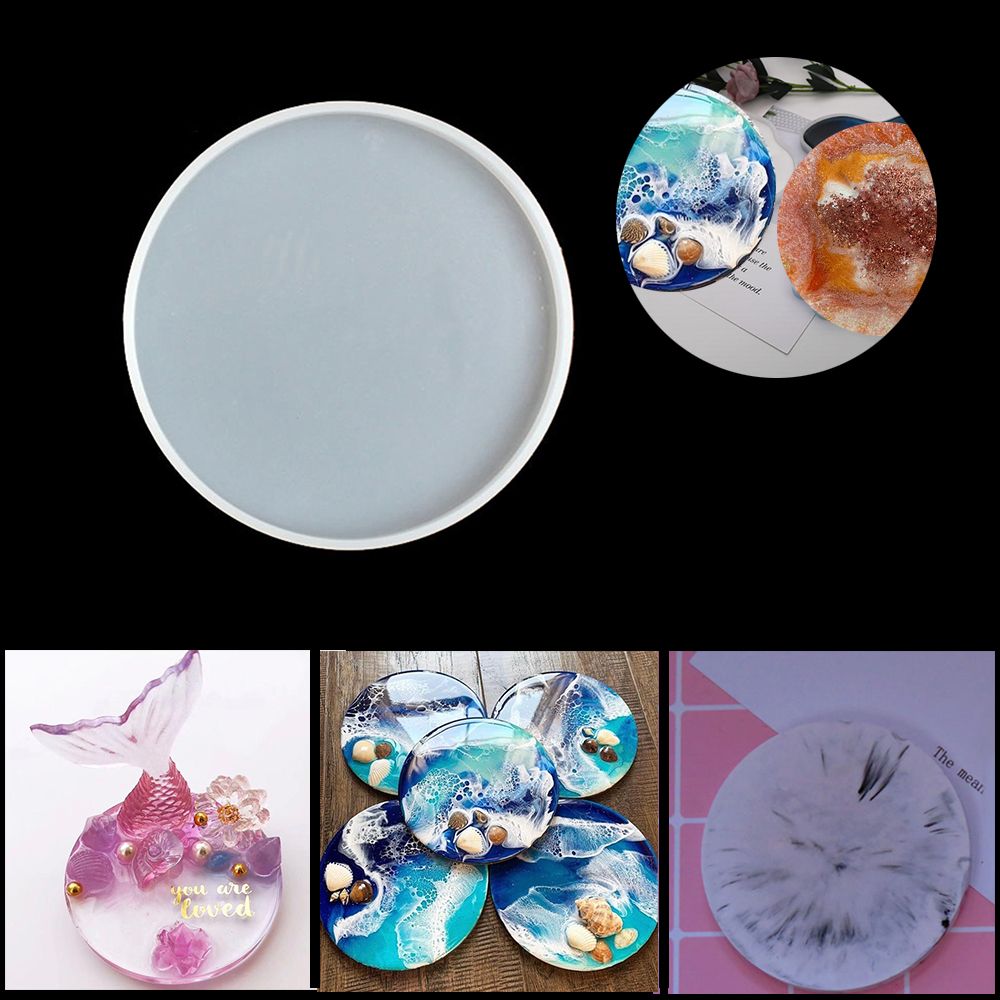 Dessous de verre rond transpar - Resin Art Equipment avis et prix